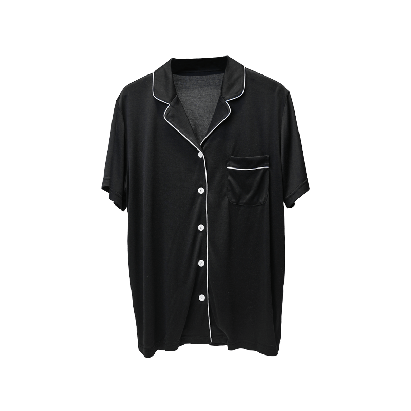 Polyester bambu kumaş kadın pijamaları
